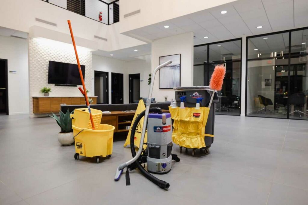 our commercial and office cleaning services Dura-Shine Clean